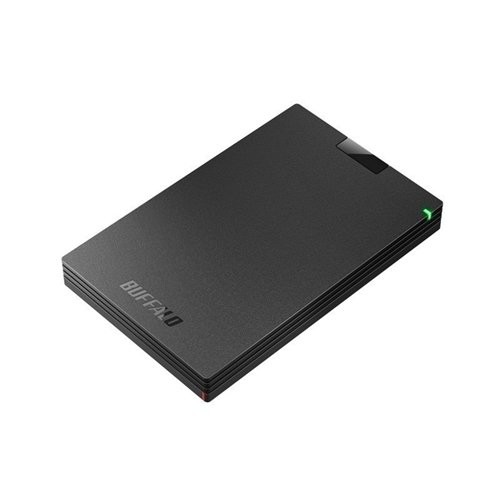 BUFFALO バッファロー ポータブルHDD 2TB HD-PGAC2U3-BA