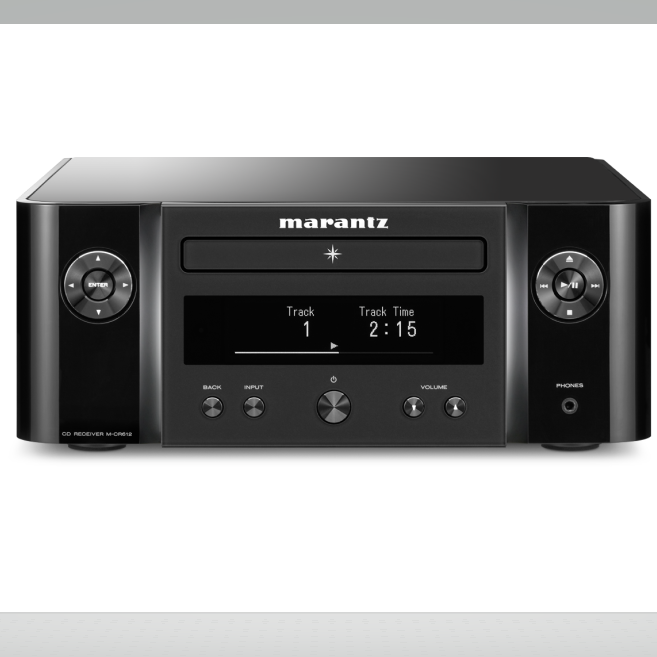 マランツ Marantz M-CR612 ブラック ネットワークCDレシーバー Bluetooth・Airplay2 ワイドFM対応/ハイレゾ音源対応