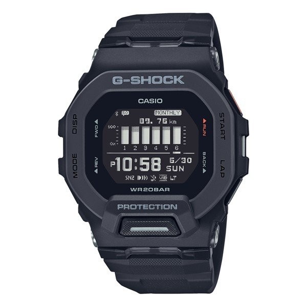 CASIO 腕時計 G-SHOCK G-SQUAD GBD-200-1JF ブラック 4549526306280