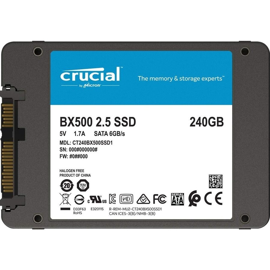 crucial SSD BX500 CT240BX500SSD1 0649528787323