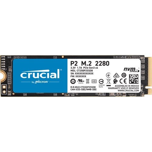 Crucial SSD P2シリーズ 1TB M.2 NVMe接続 0649528900296
