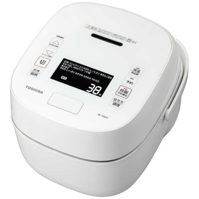 東芝 TOSHIBA 真空圧力IH 炊飯器 RC-10VXT-W ホワイト 4904530112164