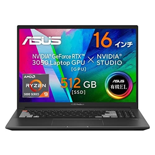 ASUS ノートパソコン Vivobook Pro 16X OLED M7600QC M7600QC-L2045W 0195553446990