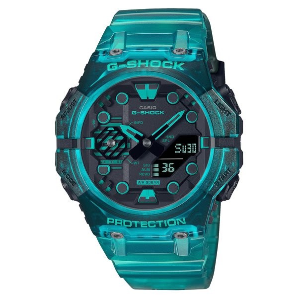 CASIO カシオ G-SHOCK 腕時計 GA-B001G-2AJF ターコイズブルー スケルトン 4549526335549