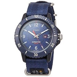 TIMEX タイメックス 腕時計 エクスペディション ガラティンソーラー TW4B14300 ブルー×ブルー 0753048866137