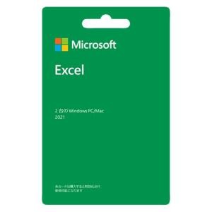 Microsoft Office EXCEL 2021 POSAカード永続版 2PC 4549576185606