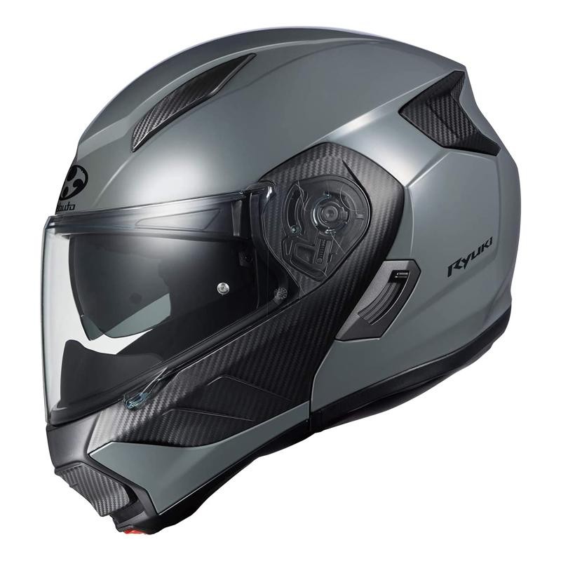 オージーケーカブト OGK KABUTO バイクヘルメット システム RYUKI ミディアムグレー XL  4966094596064