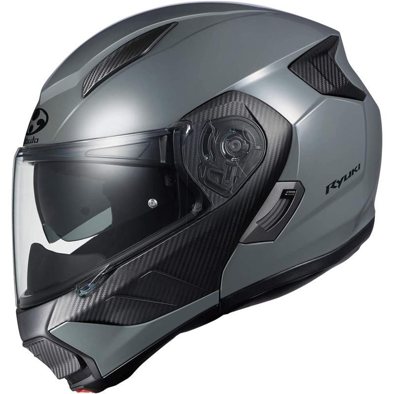 OGK Kabuto オージーケーカブト バイクヘルメット システム RYUKI ミディアムグレー  サイズ L 4966094596057