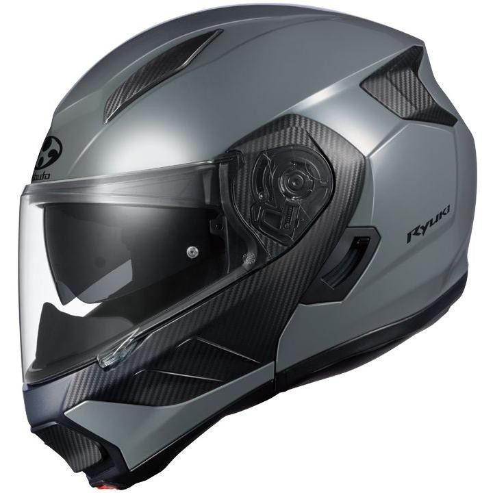 OGK Kabuto RYUKI フルフェイスシステムヘルメット ミディアムグレー Mサイズ  4966094596040