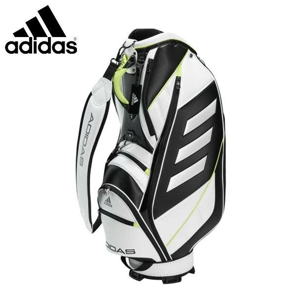 adidas アディダスゴルフ ゴルフキャディバック DI849 ホワイトブラックパルスライム 4065424301801