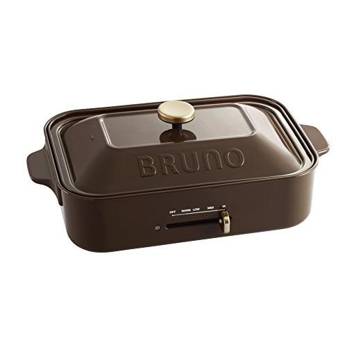 BRUNO ブルーノ ホットプレート BOE021-BR ブラウン 4514499122359