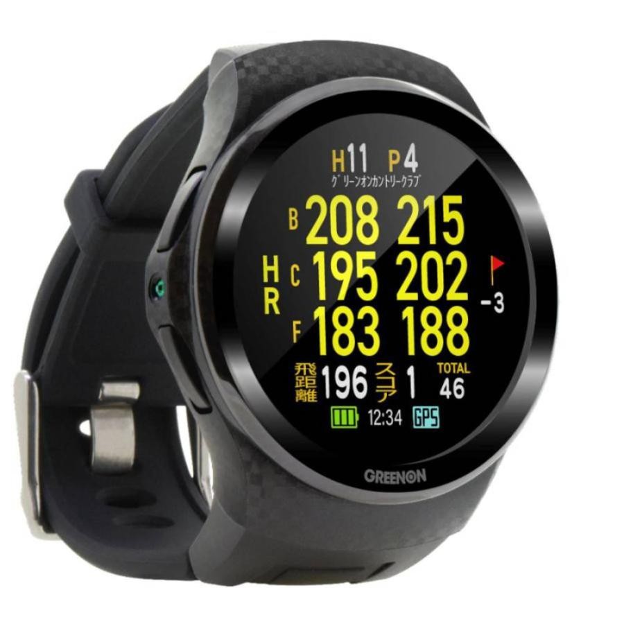 GreenOn グリーンオン GPS型距離計 ゴルフ ザ・ゴルフウォッチ A1 III G019 2023年モデル ブラック 4560323452062