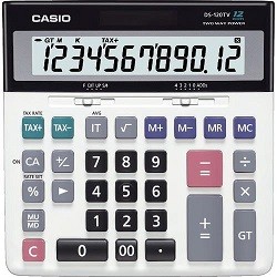 CASIO カシオ 加算器実務電卓 DS-120TW 4971850172369