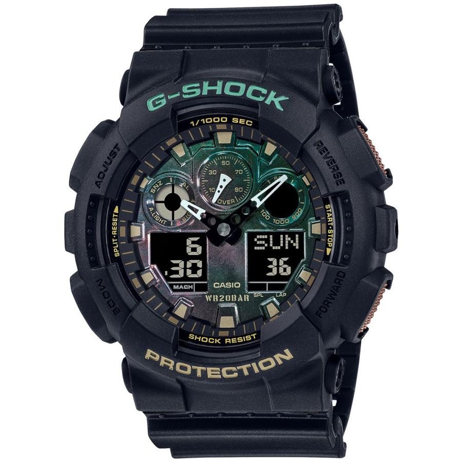 CASIO カシオ G-SHOCK GA-100RC-1AJF TEAL AND BROWN COLOR 4549526350504