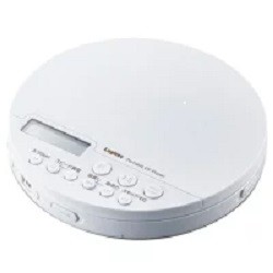 Logitec ロジテック Bluetooth搭載ポータブルCDプレーヤー LCP-PAPB02WH ホワイト 4580333608075