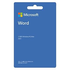Microsoft WORD 2021 POSA ダウンロードカード 4549576186030