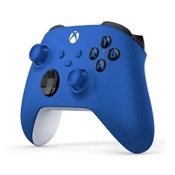 Microsoft マイクロソフト Xbox ワイヤレス コントローラー QAU-00006 ショック ブルー 4549576211046