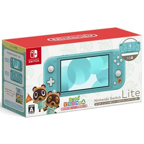 Nintendo Switch Lite ターコイズ あつまれ どうぶつの森セット ～まめきち＆つぶきちアロハ柄～