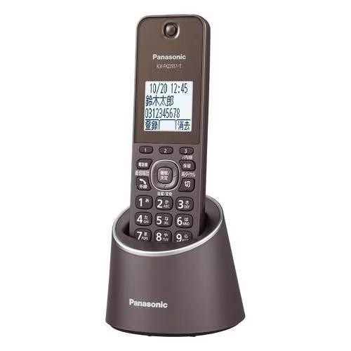 電話機 パナソニック(Panasonic) VE-GDS18DL-T [ブラウン]　4549980652503