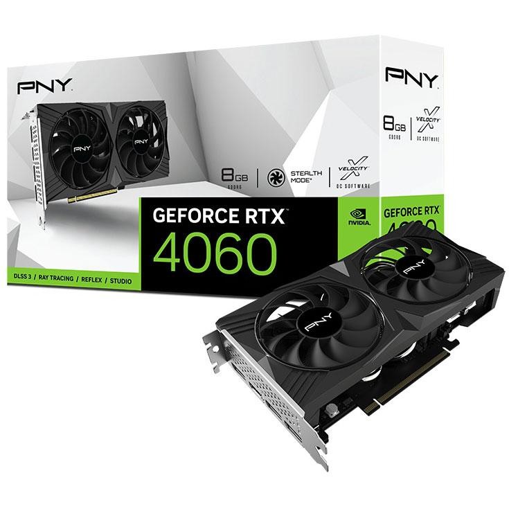 PNY グラフィックスボード GeForce RTX 4060 8GB STANDARD DUAL FAN  VD8564 0751492778006