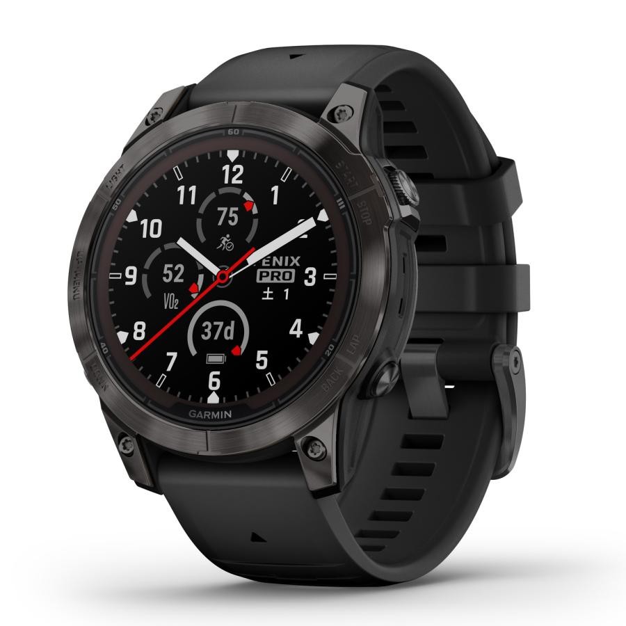 GARMIN ガーミンスマートウォッチ FENIX 7 PRO SAPPHIRE DUAL POWE 010-02777-52 ブラック 0753759323325