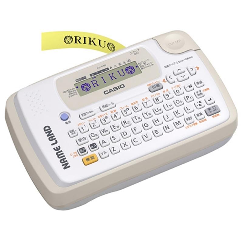 CASIO カシオ ラベルプリンター ネームランド KL-P50-BE ベージュ　4549526702471