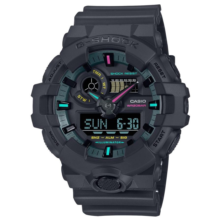 カシオ CASIO G-SHOCK Multi Fluorescent colorシリーズ GA-700MF-1AJF 4549526375637