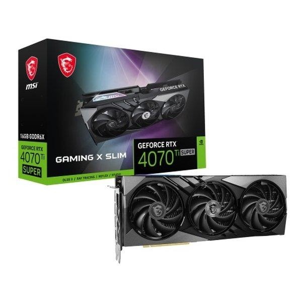 MSI エムエスアイ グラフィックボード GeForce RTX 4070Ti SUPER 16G GAMING X SLIM  0824142347065