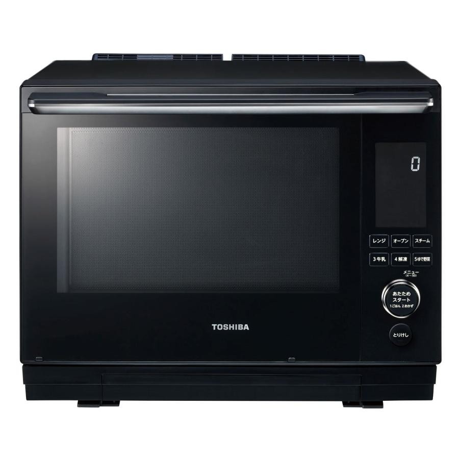 TOSHIBA 東芝 過熱水蒸気オーブンレンジ 石窯ドーム ER-D3000A-K グランブラック 4904530125881