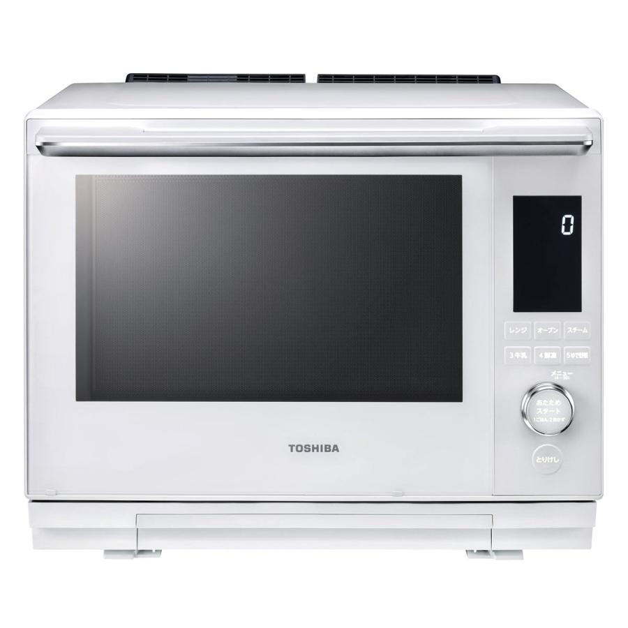 TOSHIBA 東芝 過熱水蒸気オーブンレンジ 石窯ドーム ER-D3000A-W グランホワイト 4904530125874