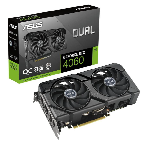 ASUS グラフィックボード DUAL-RTX4060-O8G-EVO  0197105473188