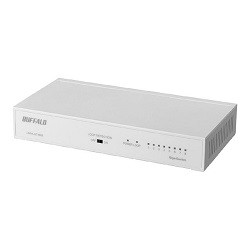 BUFFALO バッファロー スイッチングハブ 8ポート LSW6-GT-8NS/WH ホワイト 4981254049969