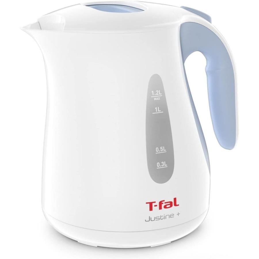 T-fal ティファール 電気ケトル ジャスティン プラス 1.2L KO4904JP スカイブルー 3045387241513