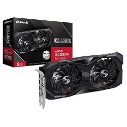 ASRock グラフィックボード Radeon  RX7600 搭載  GDDR6 8GB  4710483942037