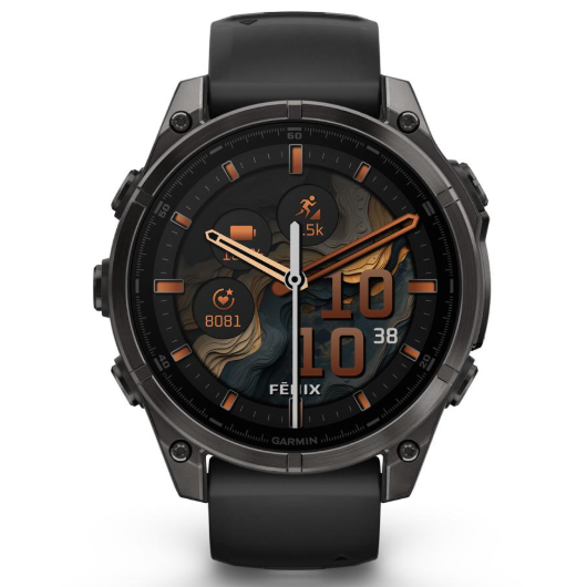 ガーミン GARMIN fenix 8 Sapphire AMOLED 47mm 010-02904-27 Ti Carbon Gray DLC Black 0753759342463