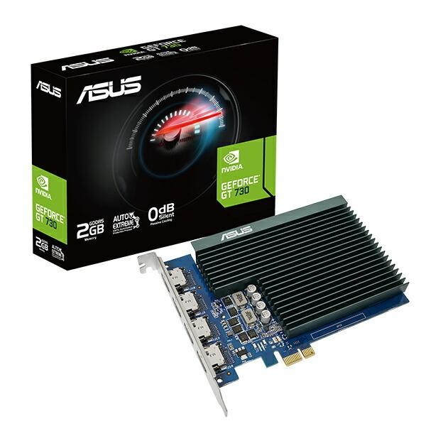 ASUS グラフィックボード NVIDIA GeForce GT730 ファンレス 2GB GT730-4H-SL-2GD 50195553369411