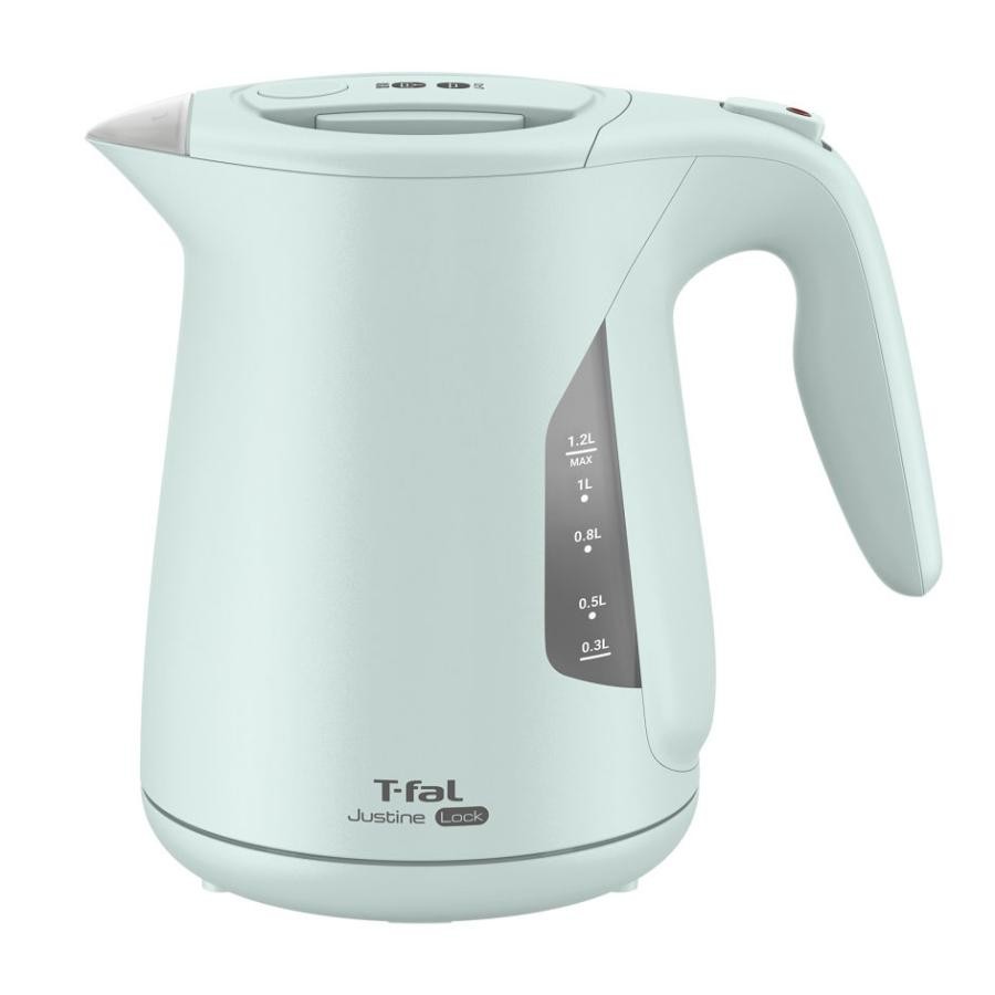 T-FAL ティファール 電気ケトル ジャスティン ロック 1.2L KO5903JP セージグリーン 3045387293444