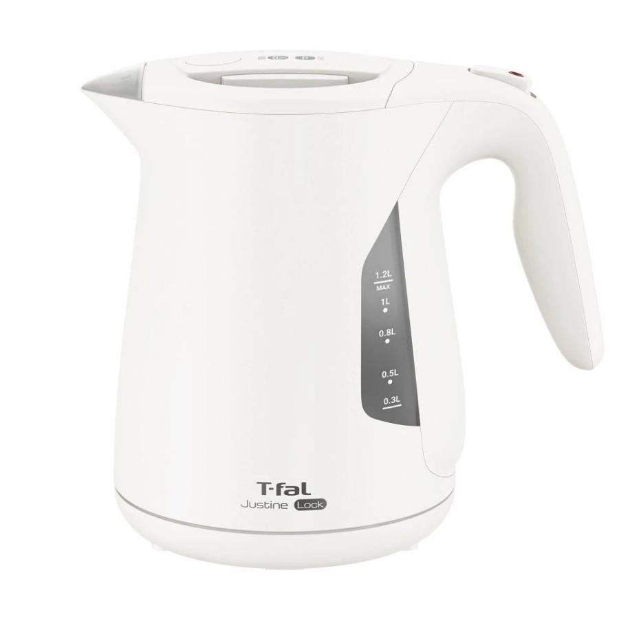 T-FAL ティファール 電気ケトル ジャスティン ロック 1.2L KO5901JP ホワイト 3045387293086