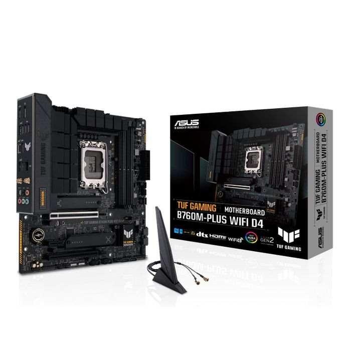 ASUS マザ―ボード TUF GAMING B760M-PLUS WIFI D4 Micro ATX 0197105004467