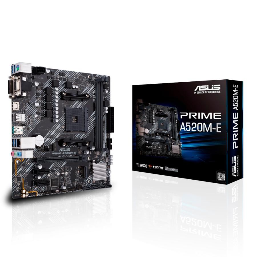 ASUS マザーボード AMD  A520   PRIME A520M-E MicroATX 0192876826362