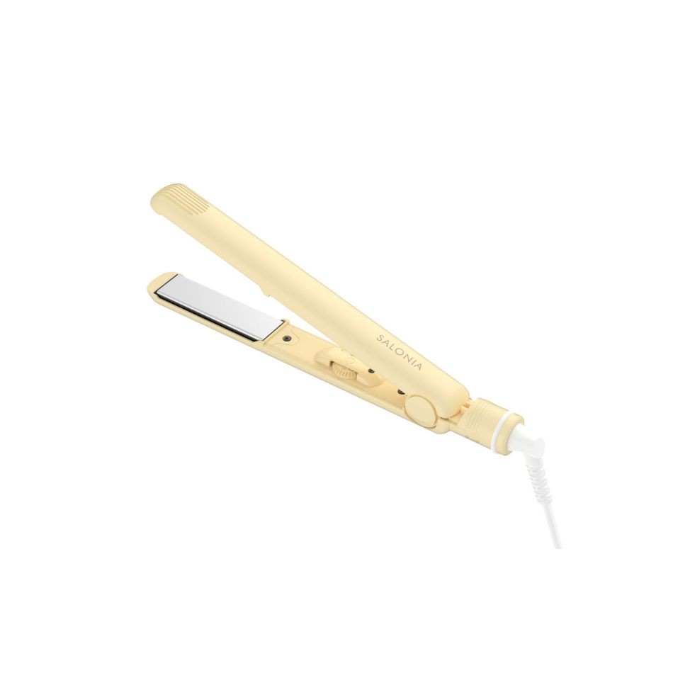 SALONIA サロニア ストレートヘアアイロン 24mm SAL24004MY クリームイエロー 2025年春夏限定色 4571607690865