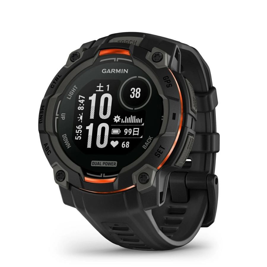 ガーミン GARMIN INSTINCT 3 DUAL POWER 45MM 010-02934-30  BLA 0753759345624