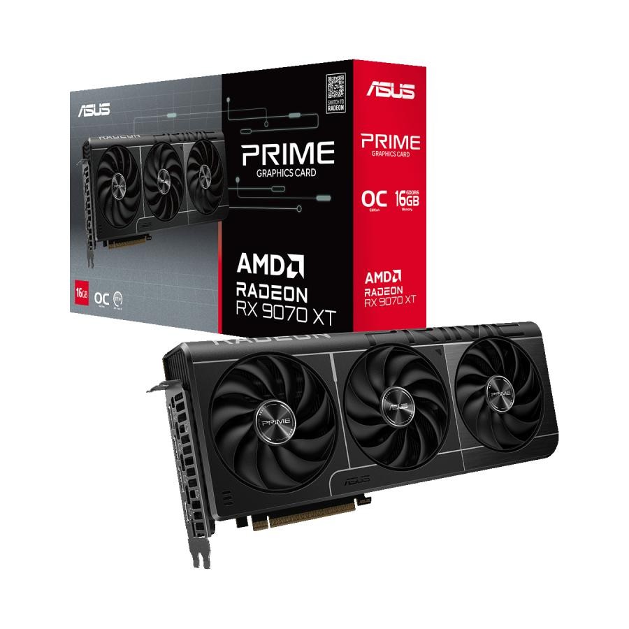 ASUS グラフィックボード AMD Radeon RX9070XT  PRIME-RX9070XT-O16G 0197105829589