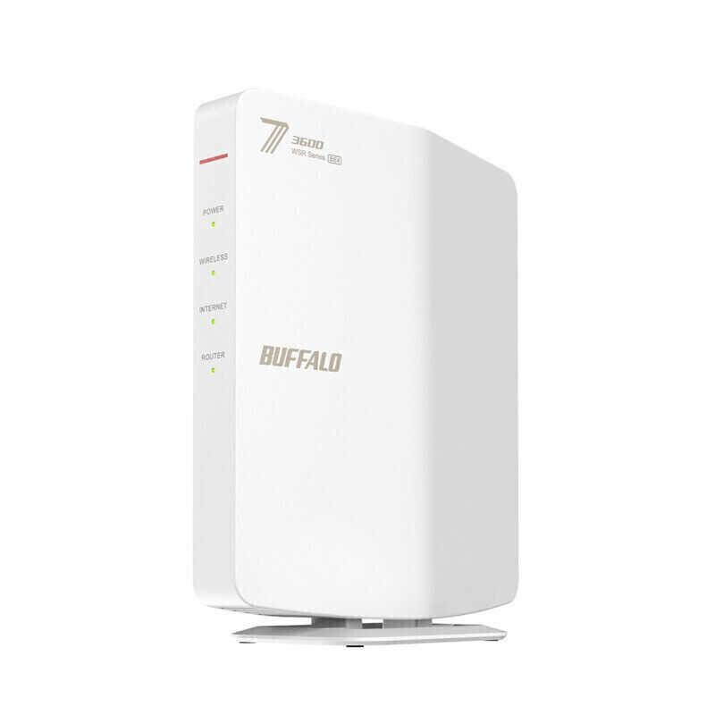BUFFALO バッファロー Wi-Fiルーター AirStation デュアルバンド 2882＋688Mbps  ホワイト WSR3600BE4P/CWH  4981254073988