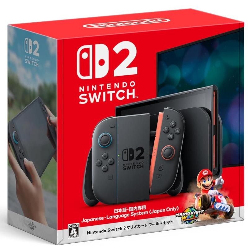 Nintendo Switch 2 マリオカート ワールドセット 日本語・国内専用 BEE-S-KB6PA 4902370553031