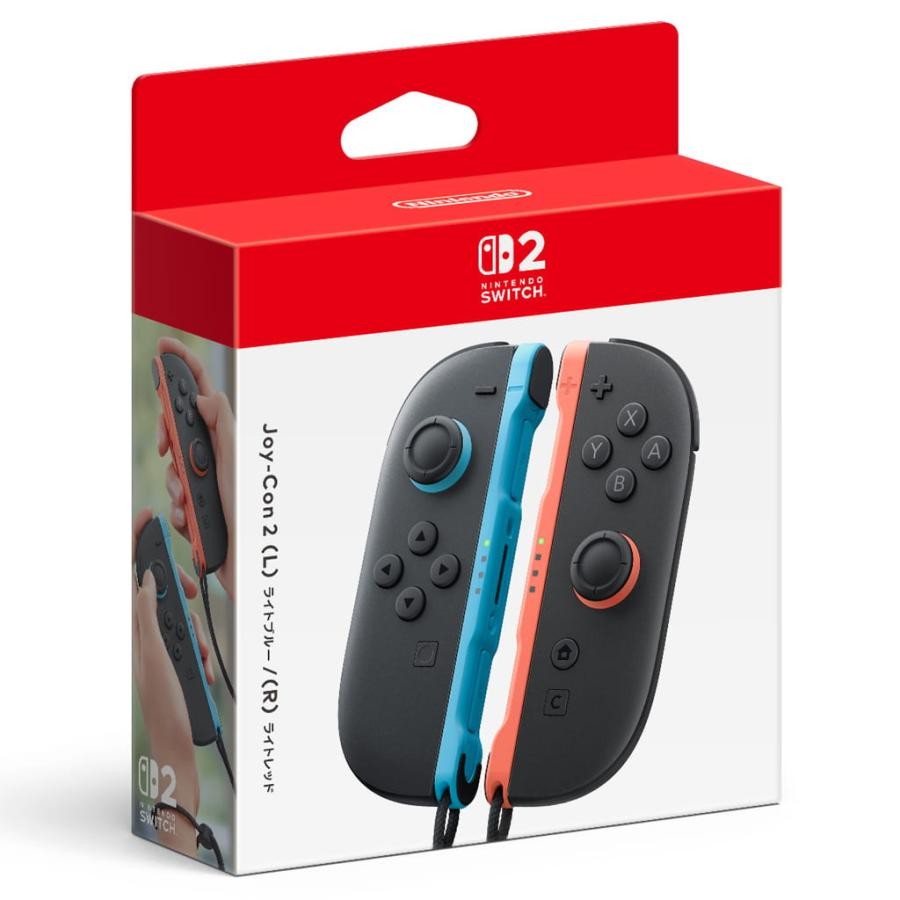 Nintendo Switch Joy-Con 2 (L) ライトブルー/(R) ライトレッド 4902370552744