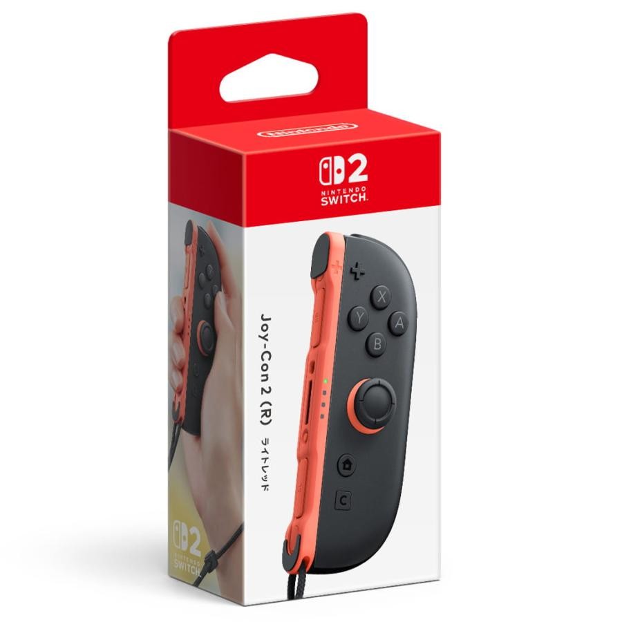 Nintendo Switch Joy-Con 2(R) ライトレッド 4902370552720