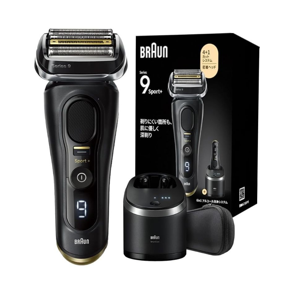 BRAUN ブラウン メンズ 電気シェーバー シリーズ9 Sport＋ 9360cc ブラック 4987176283993