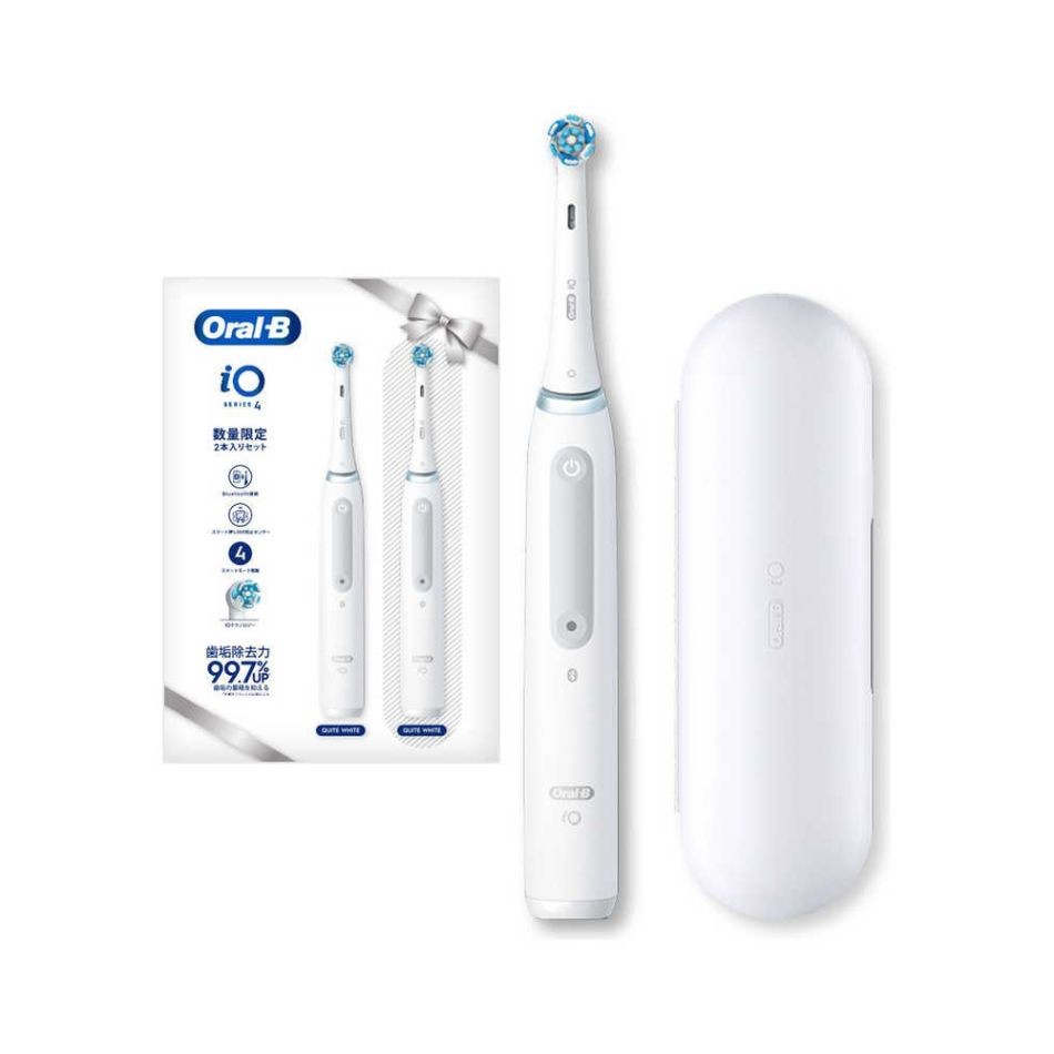BRAUN ブラウン 電動歯ブラシ オーラルB iO4 2本組 IOG41A61KWT-2 4987176235121