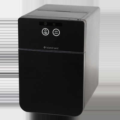 島産業 生ごみ減量乾燥機 パリパリキューアルファ PPC-51-BK ブラック 4560390636020